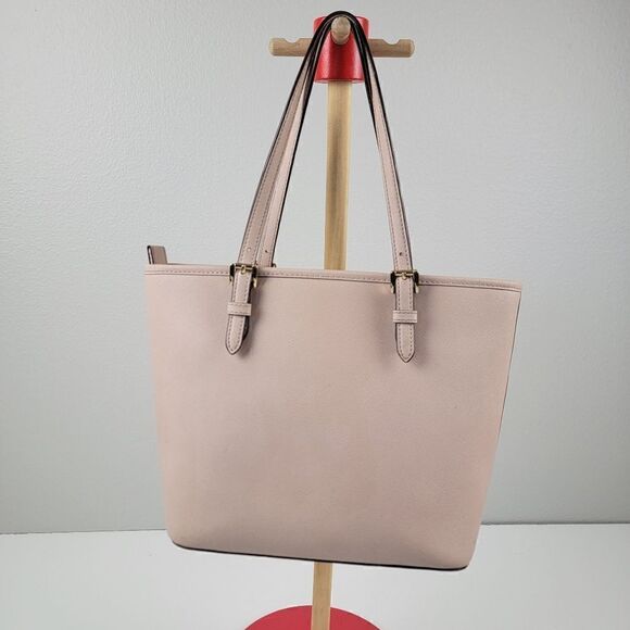 Michael Kors Jet Set Medium Saffiano Tote Handbag Purse - Picture 2 of 14